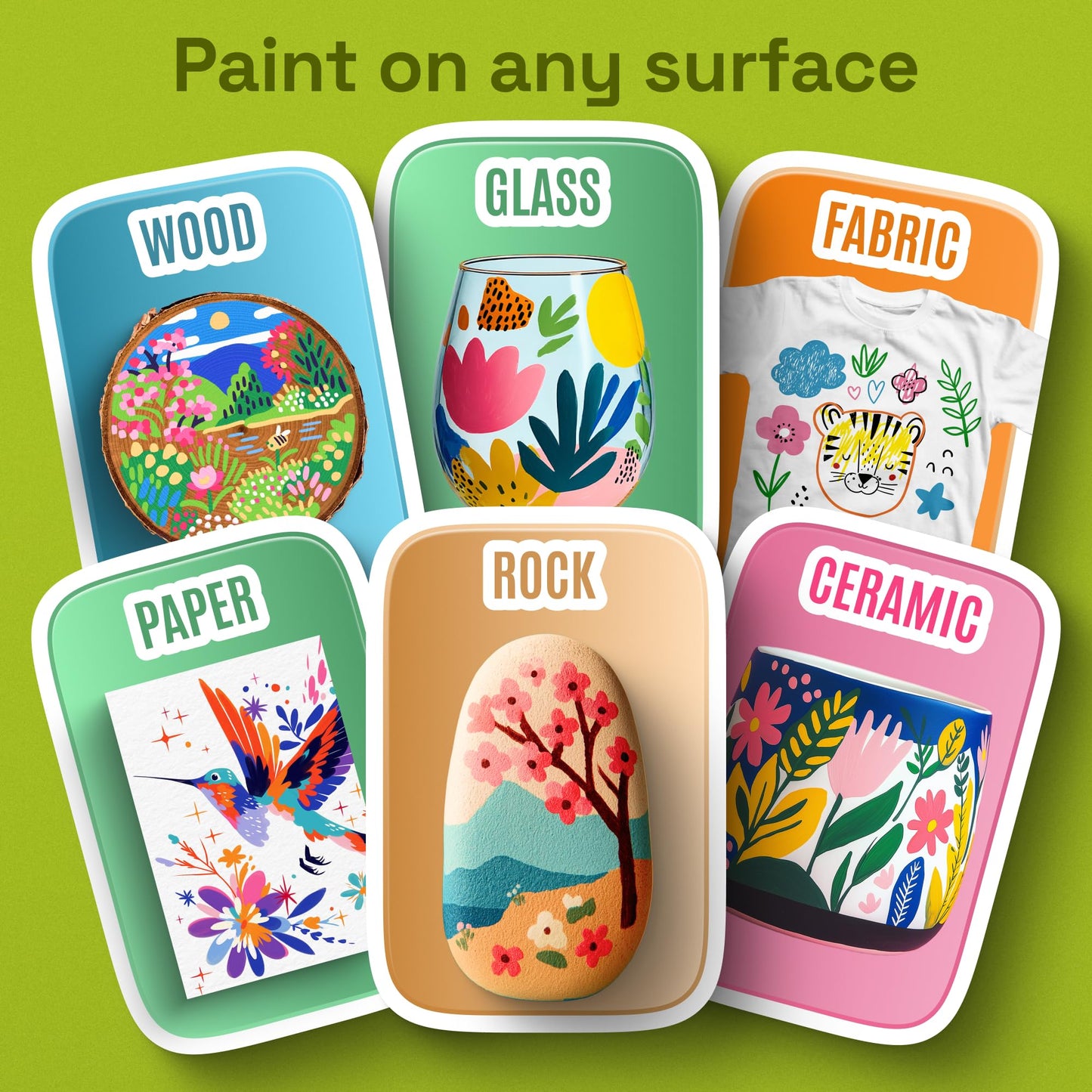 ARTISTRO 36 marcadores de pintura acrílica para roca, tela, madera, vidrio, manualidades, decoración, bolígrafos de pintura de doble punta, relleno de calcetines, idea de regalo de Navidad para