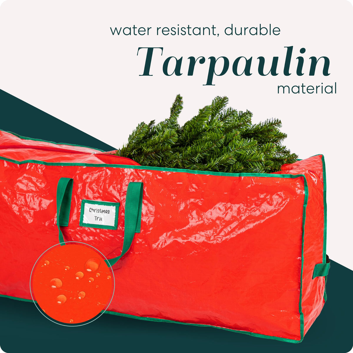 Bolsa para almacenaje de árbol de Navidad artificial, de alta resistencia.