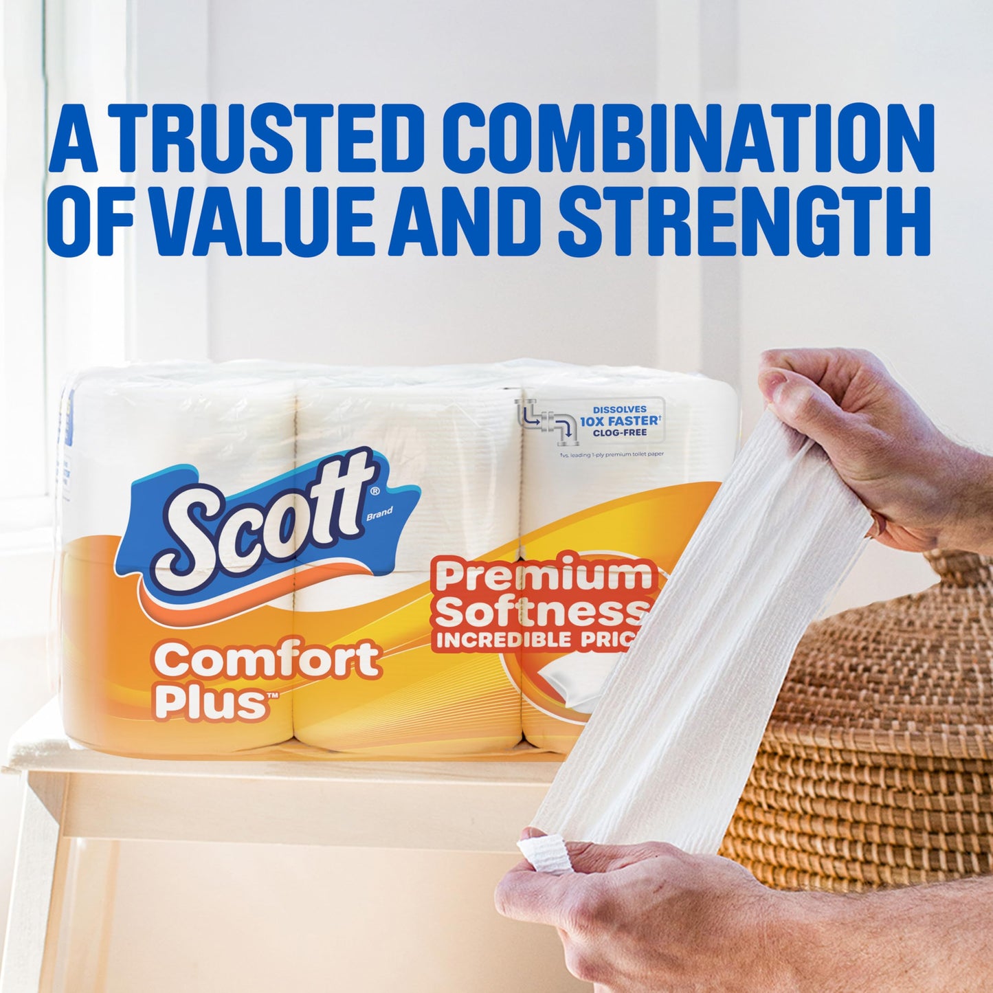 Scott Comfortplus Papel higiénico papel higiénico, 231 unidades