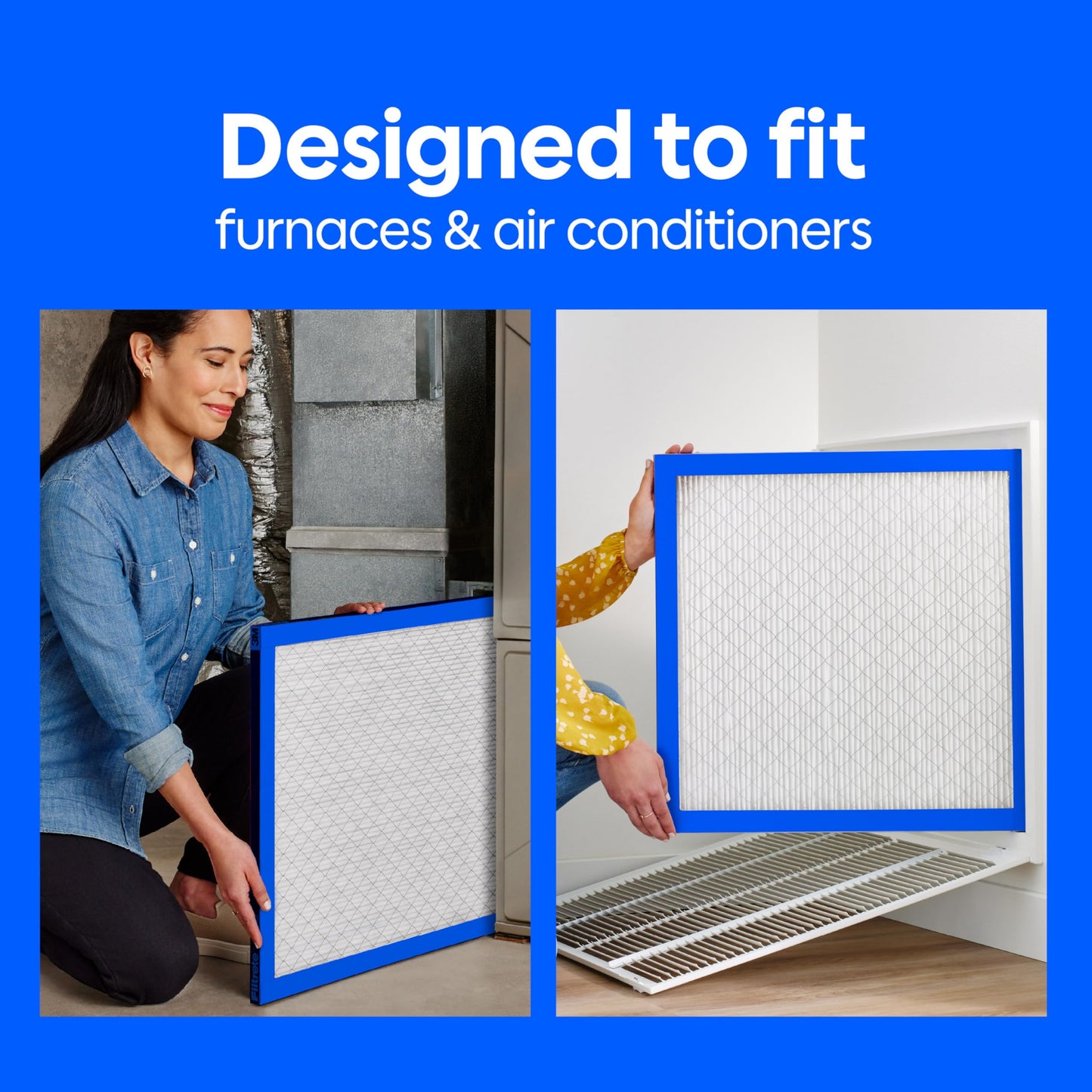 Filtrete Filtro de aire para caldera de aire acondicionado, MERV 11, MPR 1000, defensa contra microalérgenos, filtro electrostático plisado de 3 meses, paquete de 4 unidades (tamaño real 15.7 x 24.7 x