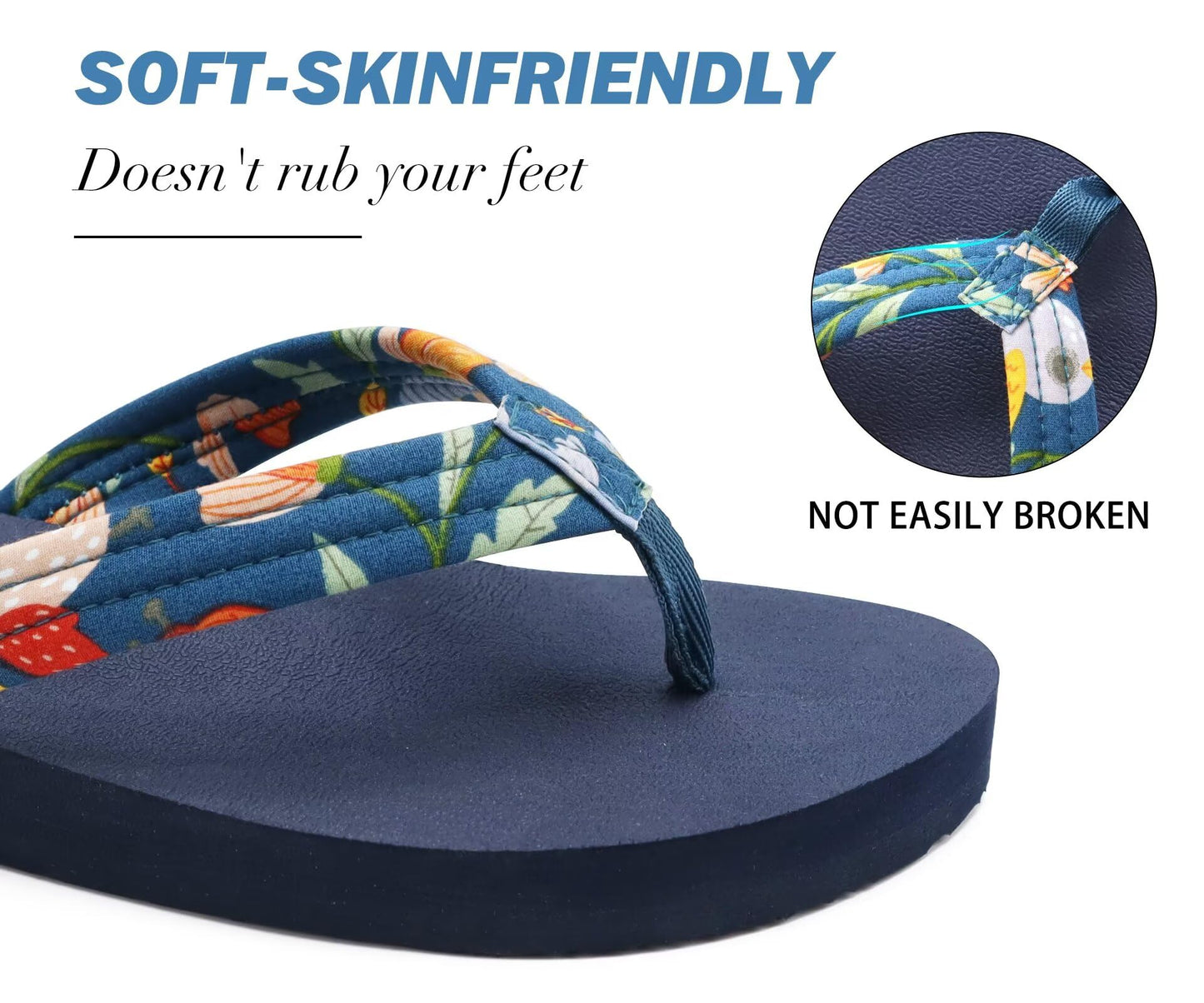 KuaiLu Chanclas Mujer Piscina Verano Playa Comodas Yoga Foam Flip Flop confort Tela Antideslizante Ortopédicas Sandalias, Blanco Caqui, 39 EU