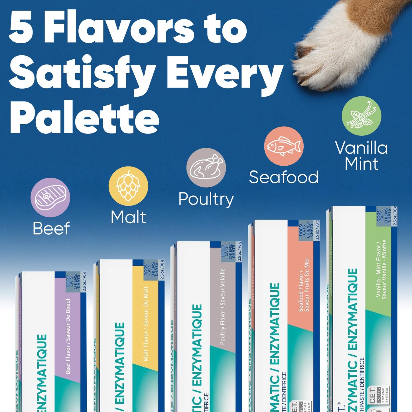 Virbac C.E.T. Pasta de Dientes Enzimática para Perros y Gatos