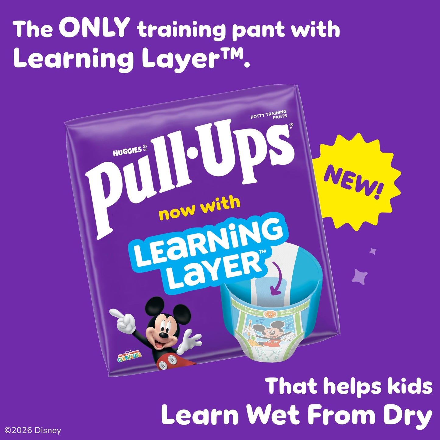 Pull-Ups Learning Designs Pantalones de entrenamiento para niños, 3T-4T, 112 unidades