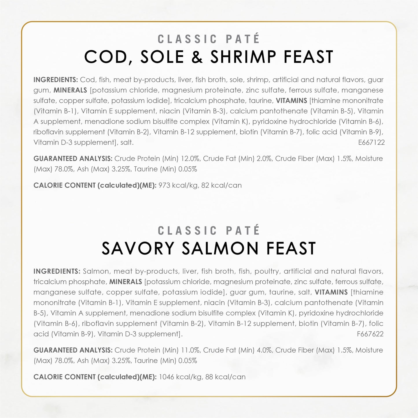 Fancy Feast Classic Seafood Feast Variety Cat Food, 3 oz, 30 Count by