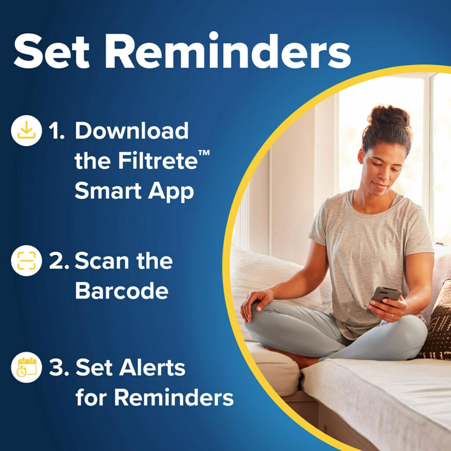 Filtrete Filtro de aire para caldera de aire acondicionado, MERV 5, MPR 300, captura partículas no deseadas, filtro electrostático plisado de 3 meses de 1 pulgada, paquete de 6 unidades (tamaño real