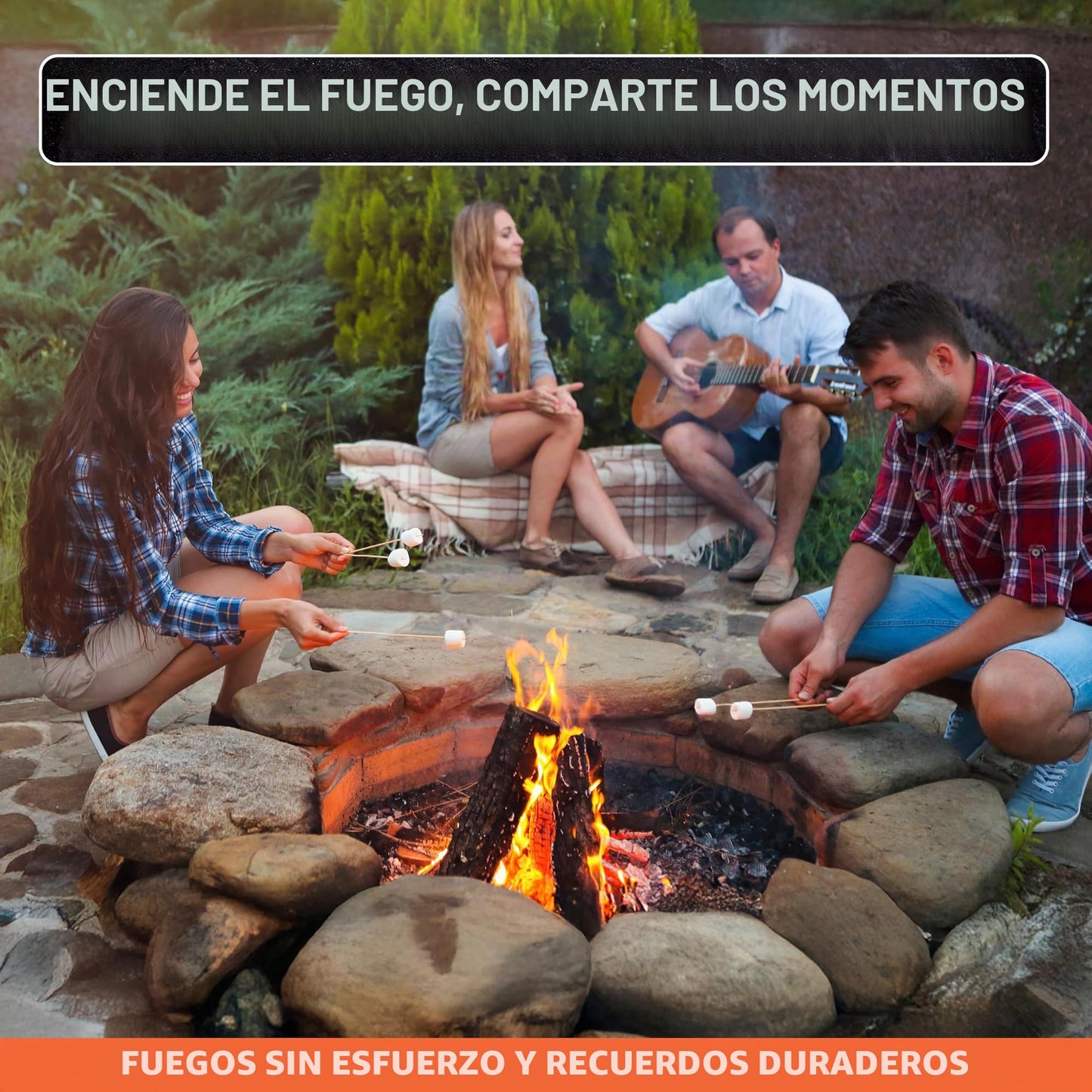 Billy Buckskin Co. Fatwood Fire Starter Sticks Easy & Safe Fire Starter | Start a Fire with Just 3 Sticks | Works in Any Weather Conditions | Caja de 10 LB