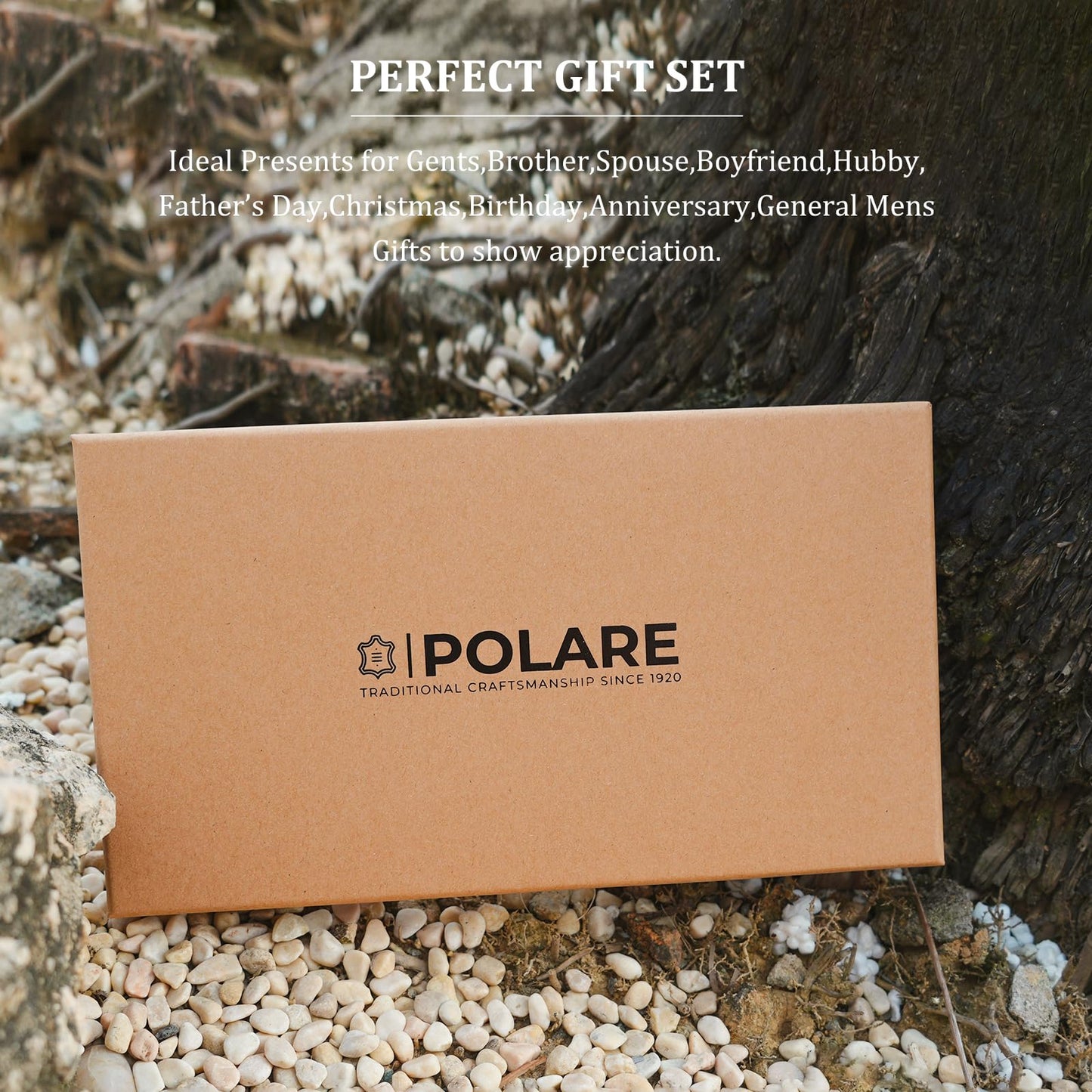 Polare - Funda de Cuero de Grano Completo para Hombres y Mujeres, Bloqueo RFID, Cartera de Viaje Familiar, Capacidad para 6 pasaportes, marrón Oscuro, S, Retro