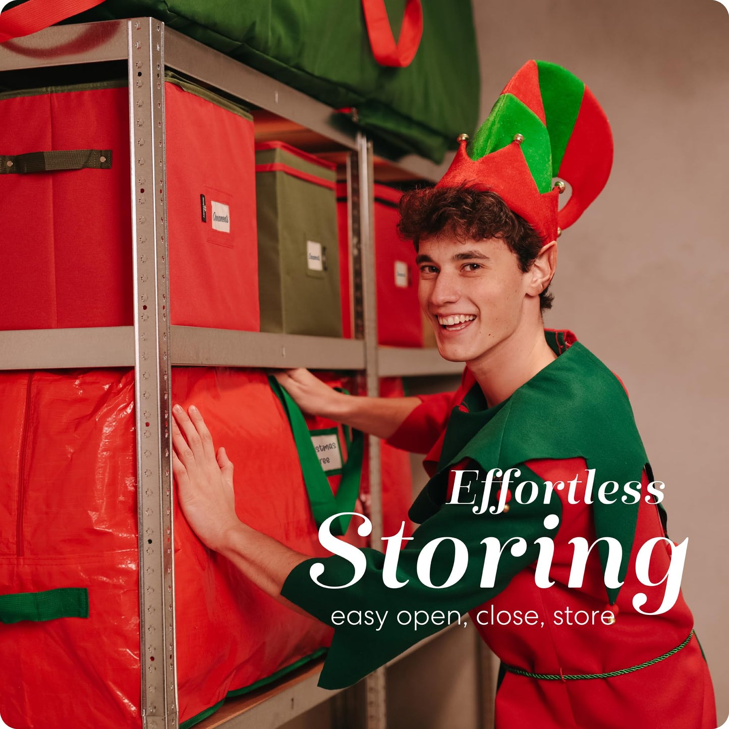 Bolsa para almacenaje de árbol de Navidad artificial, de alta resistencia.