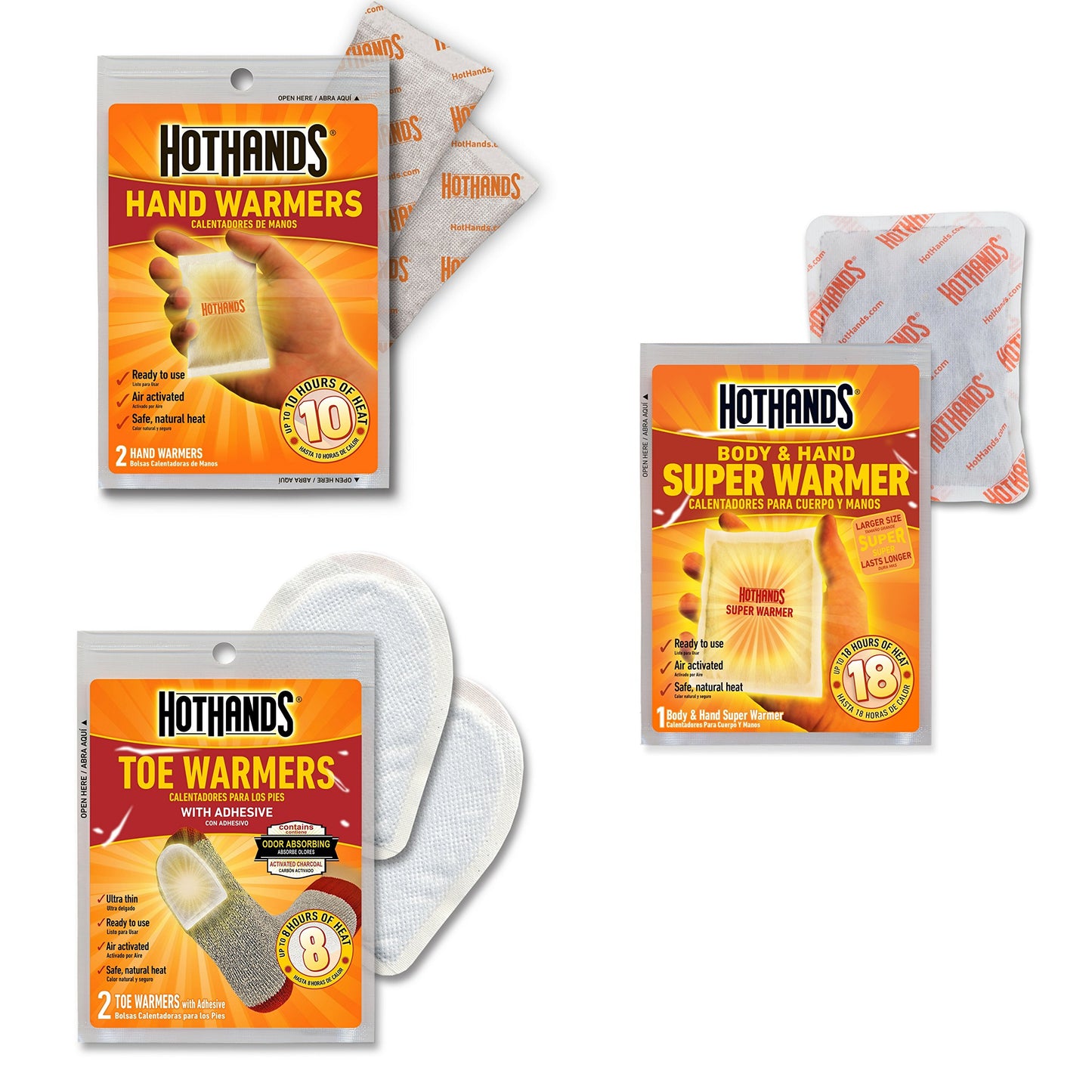 Hothands Calentadores Variedad Pack