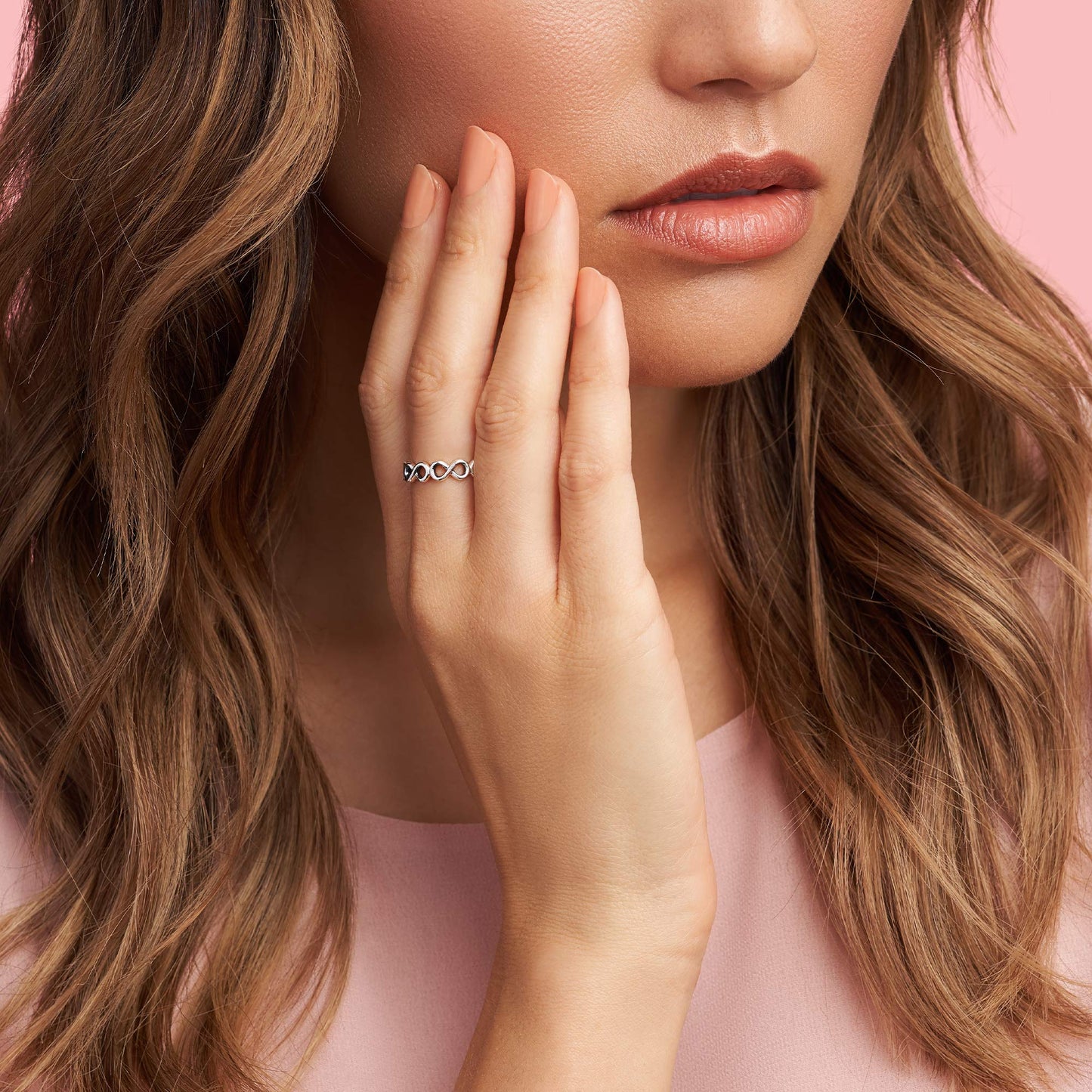 Pandora Passions Anillo con símbolo de infinito, talla 52