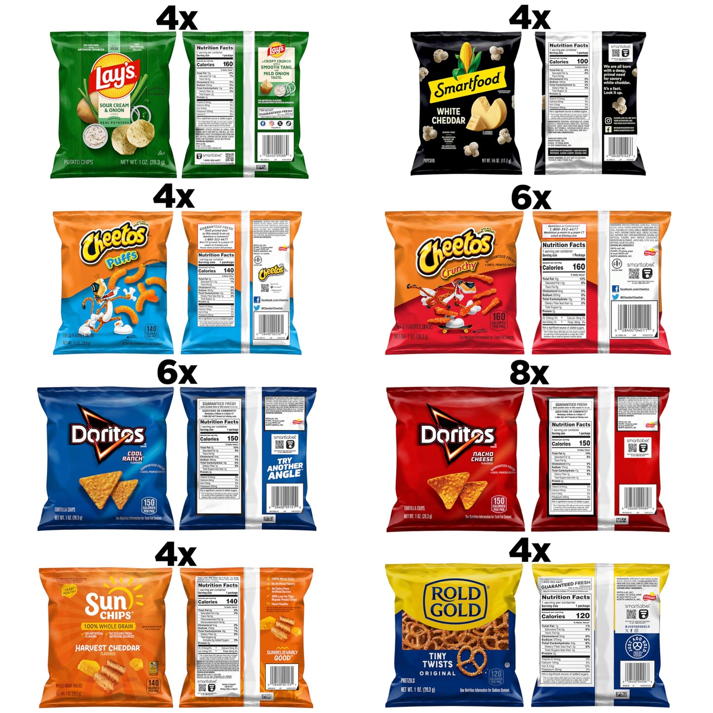 Frito-Lay Fun Times Mix Paquete variado, 40 unidades