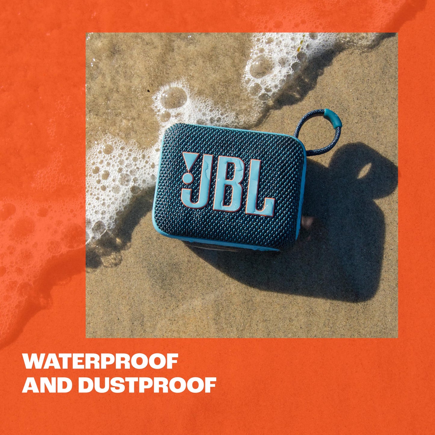 JBL Go 4 - Altavoz Bluetooth ultra portátil, impermeable y a prueba de polvo, sonido Big Pro con graves fuertes, batería integrada de 7 horas, fabricado en parte con materiales reciclados (negro)