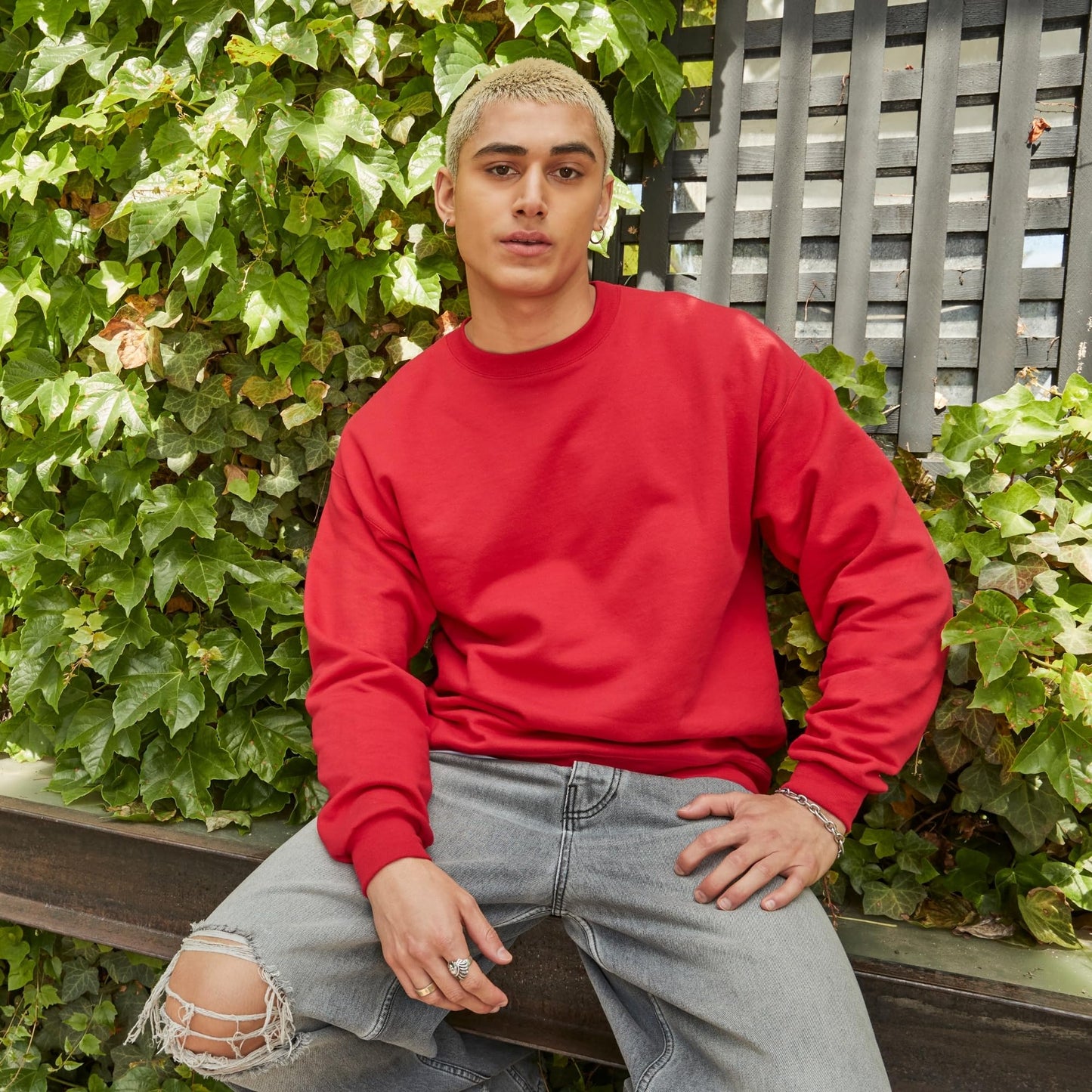 Hanes Ecosmart Fleece, Pullover Crewneck Sweatshirt, 1 Or 2 Pack Sudadera, Negro, L para Hombre