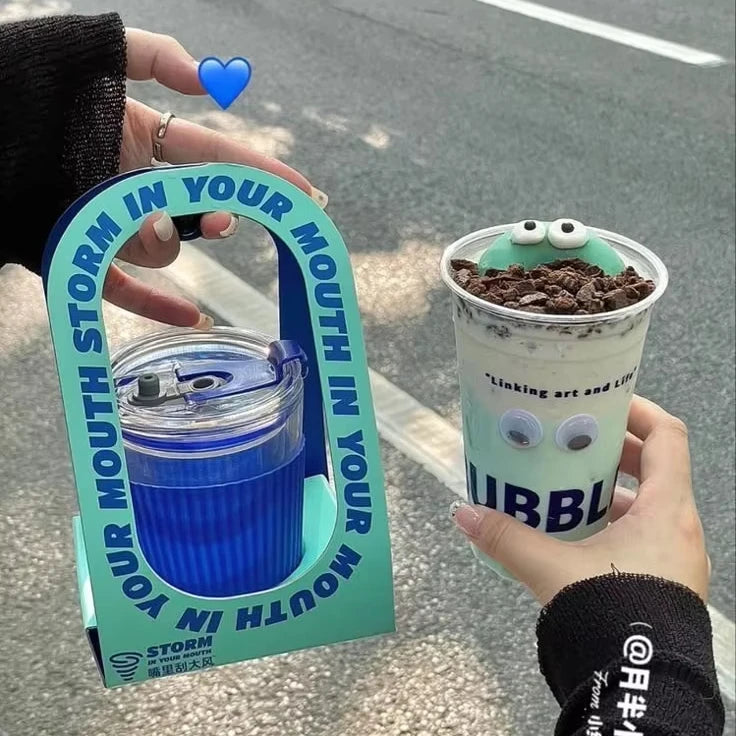 Hot Sell Biodegradable Takeaway Beverage Coffee Tea Drink Flower Snake Cookie Pastry Paper Cup Holder with Sleeve Tray Insert