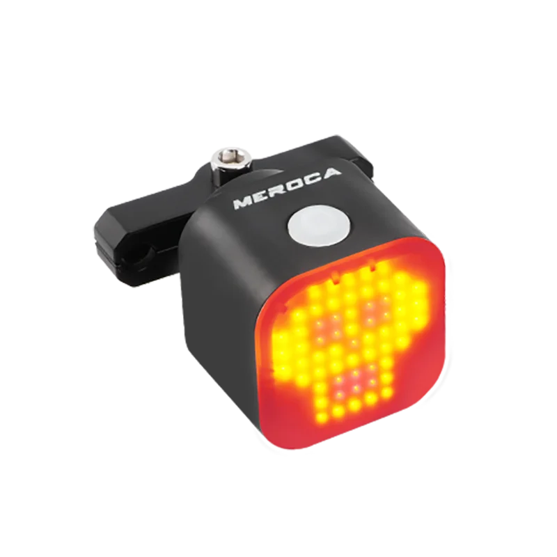 Smart Bike Rear Lamp Highly Customizable 244 COB LED IPX6 Waterproof WT38 Intelligent Expression Bicycle Tail Light for Cycling