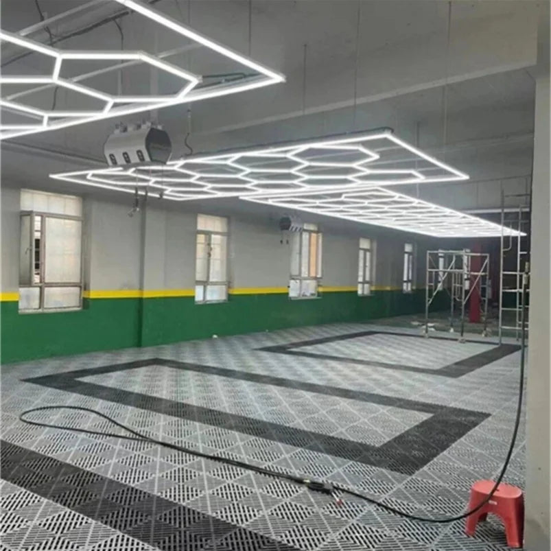 6500K Brightness Honeycomb COB LED Working Light for Flexible Task Lighting in Workshops