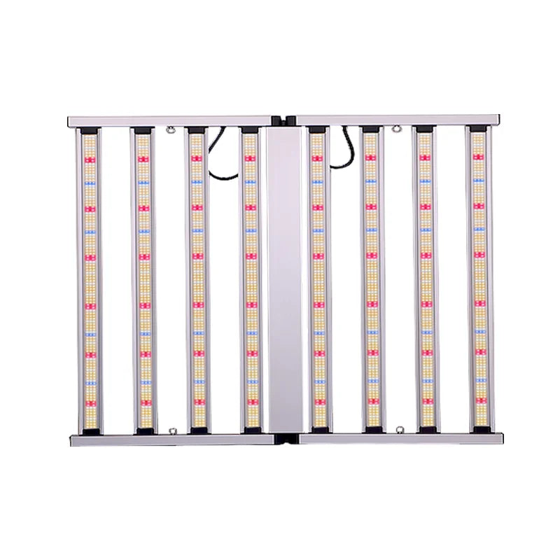 China Full Spectrum 8 Bar Commercial LED Grow Light 1000W Foldable Dimming 4X4 Hydroponic Grow Box Europe Warehouse Stock