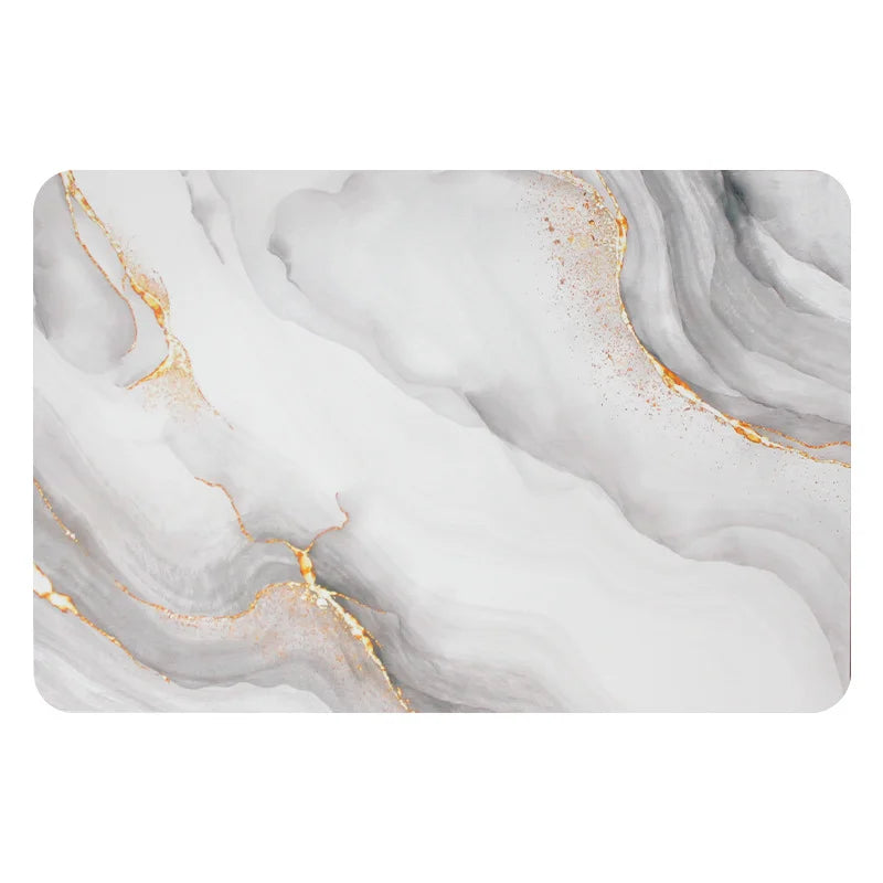 Diatom Mud Oil Painting High-Quality Non-Slip Quick Drying Water Absorption Bathroom Stone Bath Mat