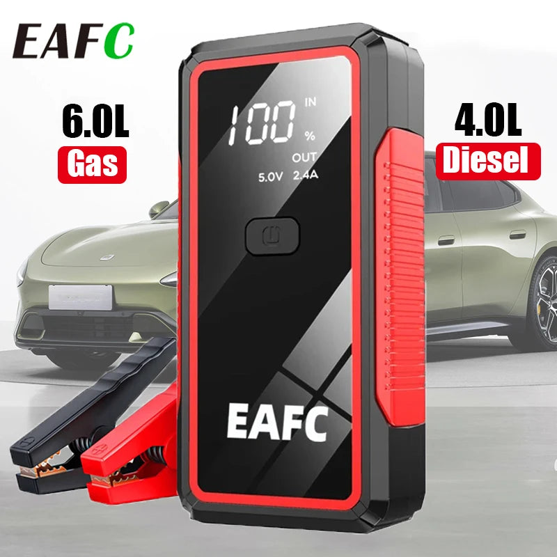 Arrancador de Coches Portátil EAFC 2000A / 600A, Banco de Energía, Potenciador de Batería de Coche, Dispositivo de Arra…