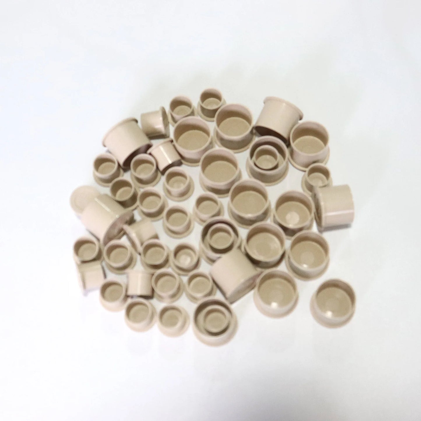 Customizable Packing 500pcs/bag 11mm 14mm 17mm  Eco Friendly PLA Ink Cup Biodegradable Disposable Pigment  Tattoo Ink Cup
