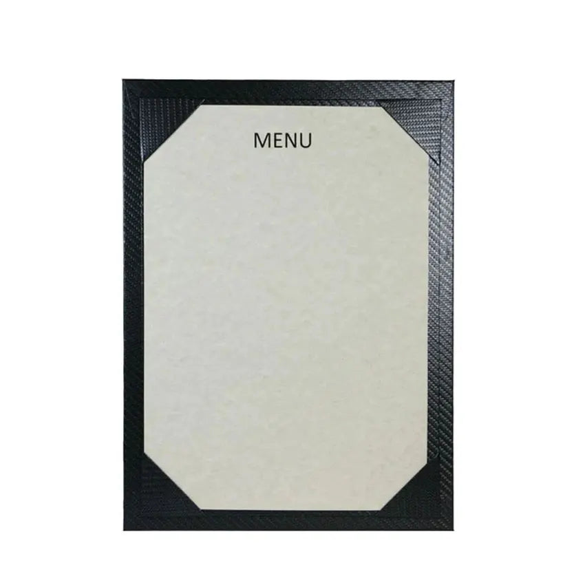 Wholesale Custom Logo Single Page Restaurant Leather Menu Panel
