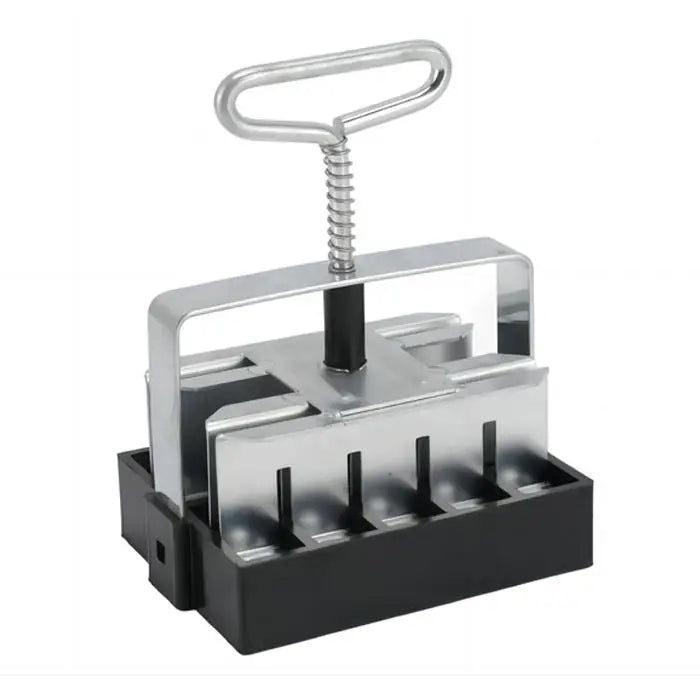 PIONEERA Manual Quad Soil Blocker Set Steel Handheld Soil Block Maker American Style Home Garden Gardening Tools