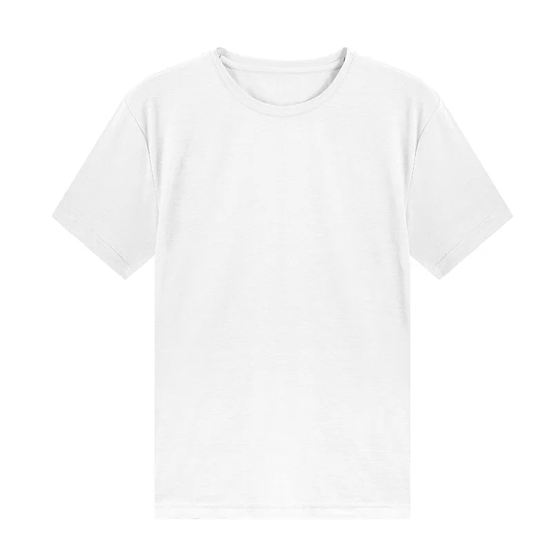 Oem customized quick drying solid color light board t shirt spot wholesale short sleeved mens t shirt
