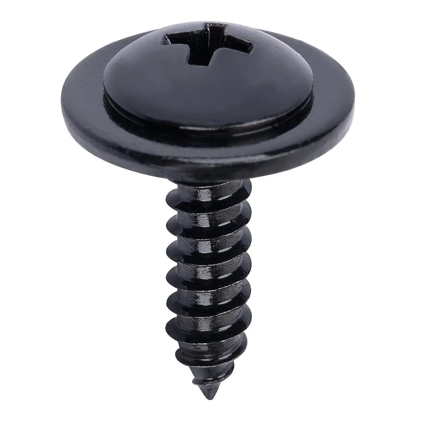 Jintai DIN 6901 ST4.8 16mm Steel Cross Recessed Pan Head Tapping Screws Plain Washer Assemblies ISO 7049 for Auto Industrial Use