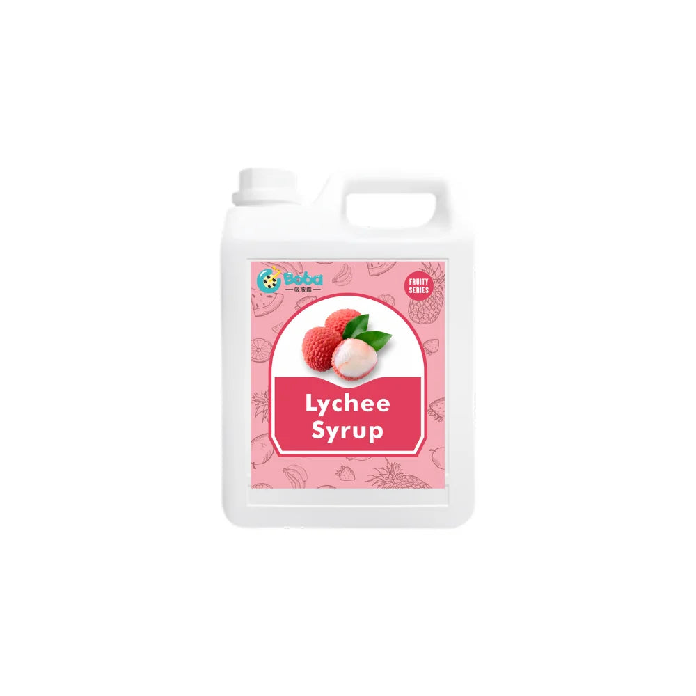 KEIFU Lychee Fruit Flavor Syrup Concentrate 2.5kg Bottle OEM/ODM Liquid Bubble Tea Drink Topping HALAL/HACCP/ISO 22000 Certified