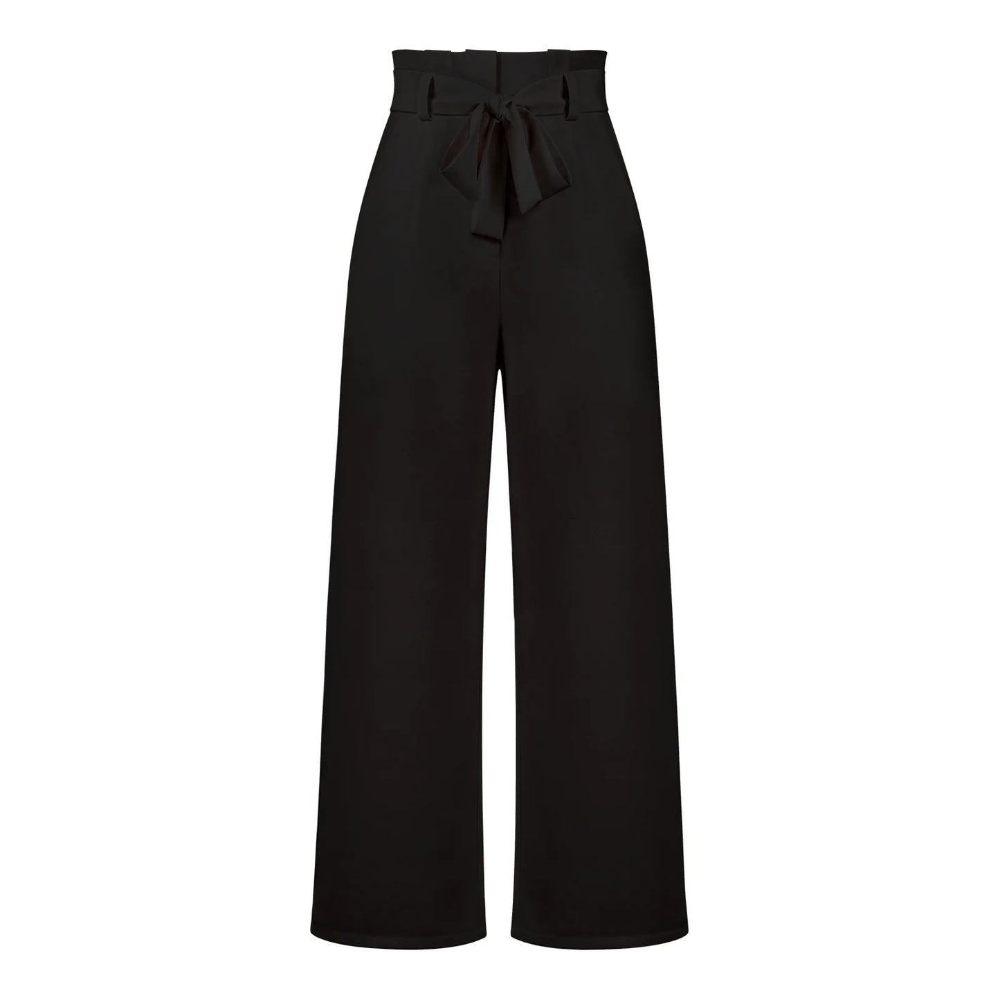 New Arrival Office Lady Trousers | Casual Versatile Straight Pants with Elastic Waist | Elegant Workwear Trousers for Spring