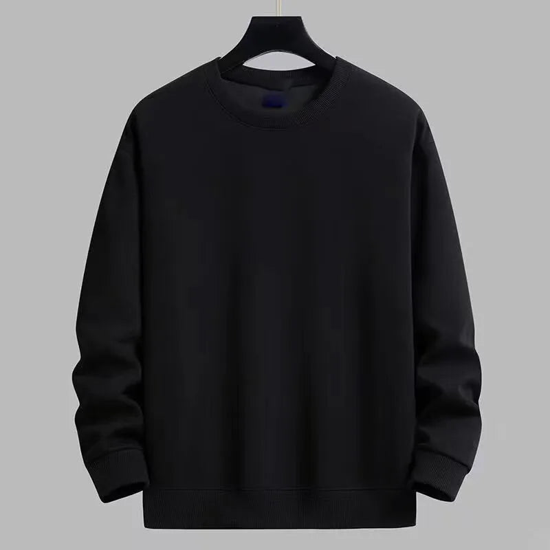 Oem customized 2025 spring new heavy weight solid color cap less hoodie for men loose fit versatile fitted jacket trendy