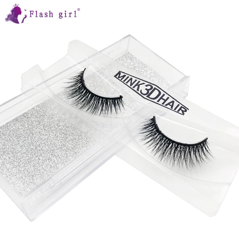 Free Shipping W Series 20 Models 5D Mink Eyelashes 1 Pair Natural False Eyelashes Thick False Eyelashes Full Strip Eye Lashes