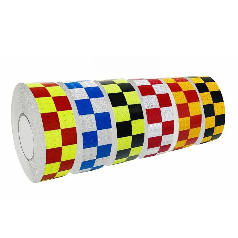 New Design Wholesale Price Waterproof License Plate Grade Reflective Vehicle Tape (PET/PVC Material) Customizable Length OEM
