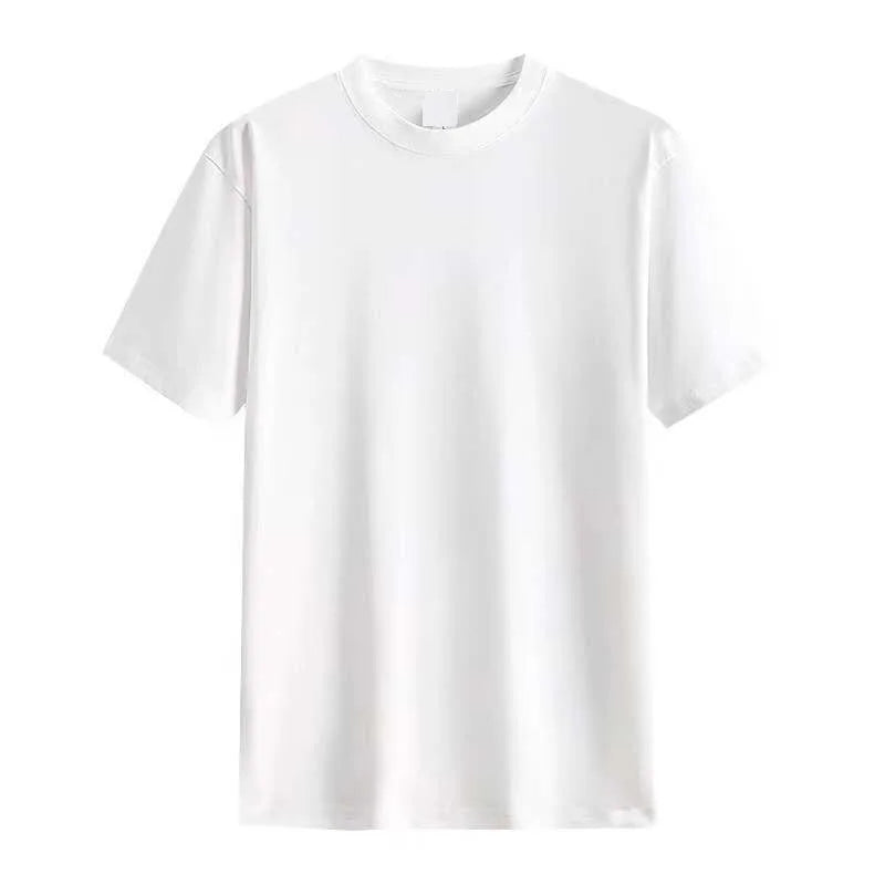 Oem Customized logo Design Round Neck Cotton 160g Short Sleeve  Men's T-shirt