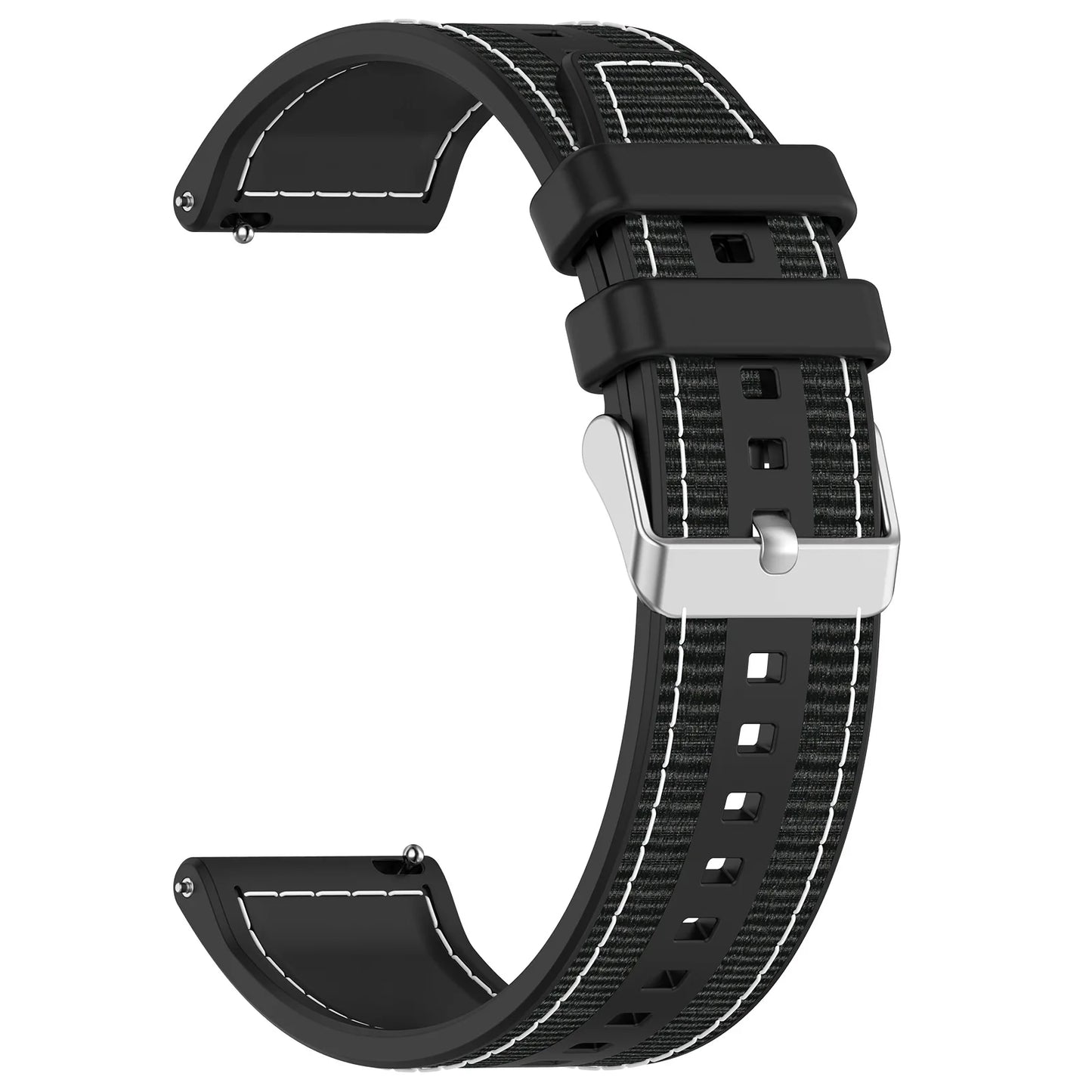 22mm Replacement Silicone and Nylon Watch Bracelet Belt for Huawei Watch  GT4