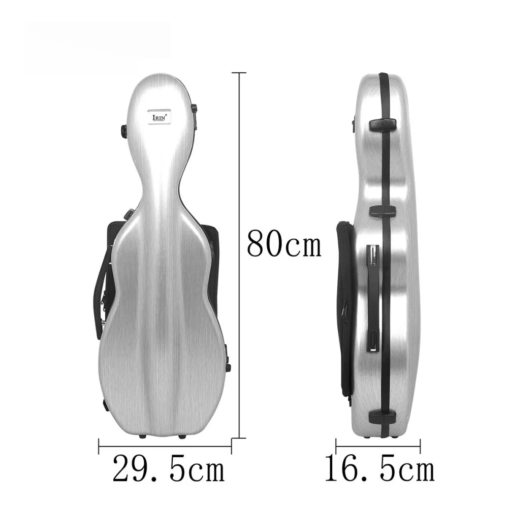 JELO 4/4 Ultra-Light Waterproof Polished Violin Strap Rechargeable Battery Lock Free Control Carbon Fiber Reinforced Plastic