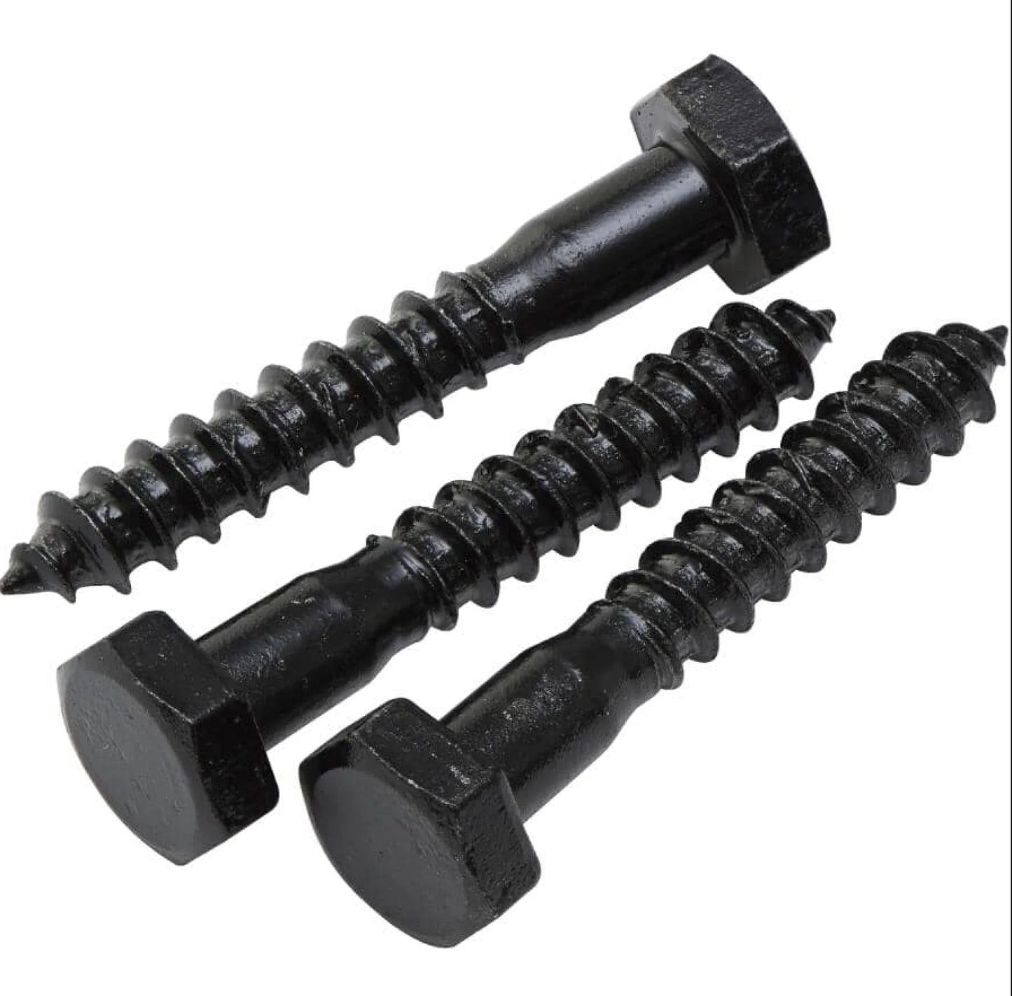 304 Stainless Steel 5/16 X 3Zinc Galvanized Black Hex Head Lag Screw