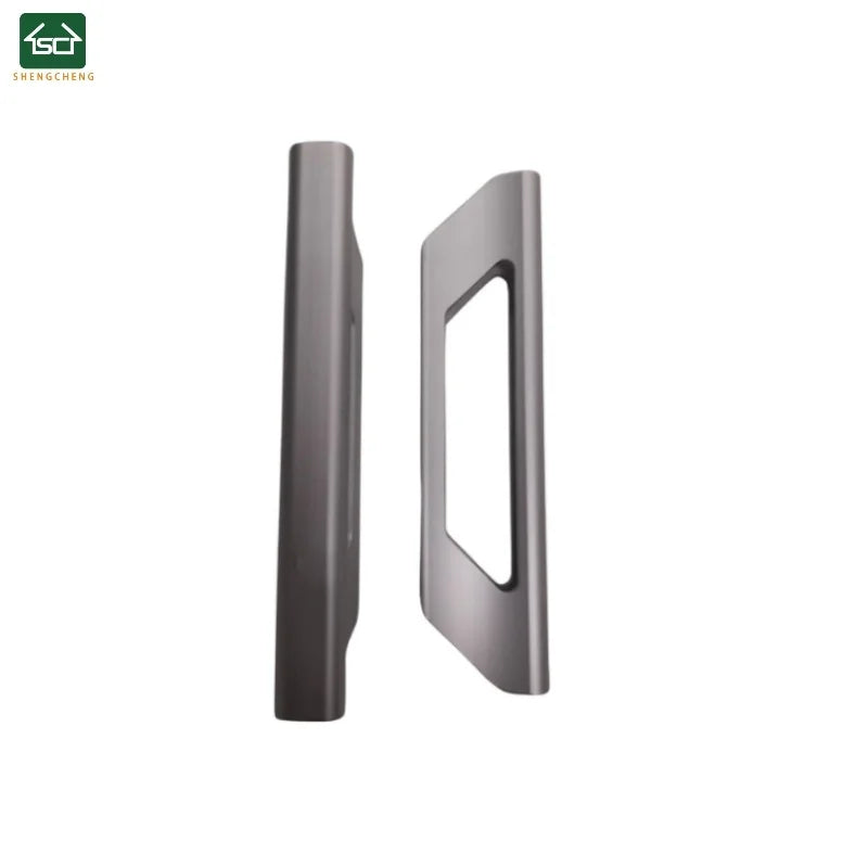 Handle Clampable for Use on Glass Sliding Wall Glass Sliding Door Systems Matt Antraciet