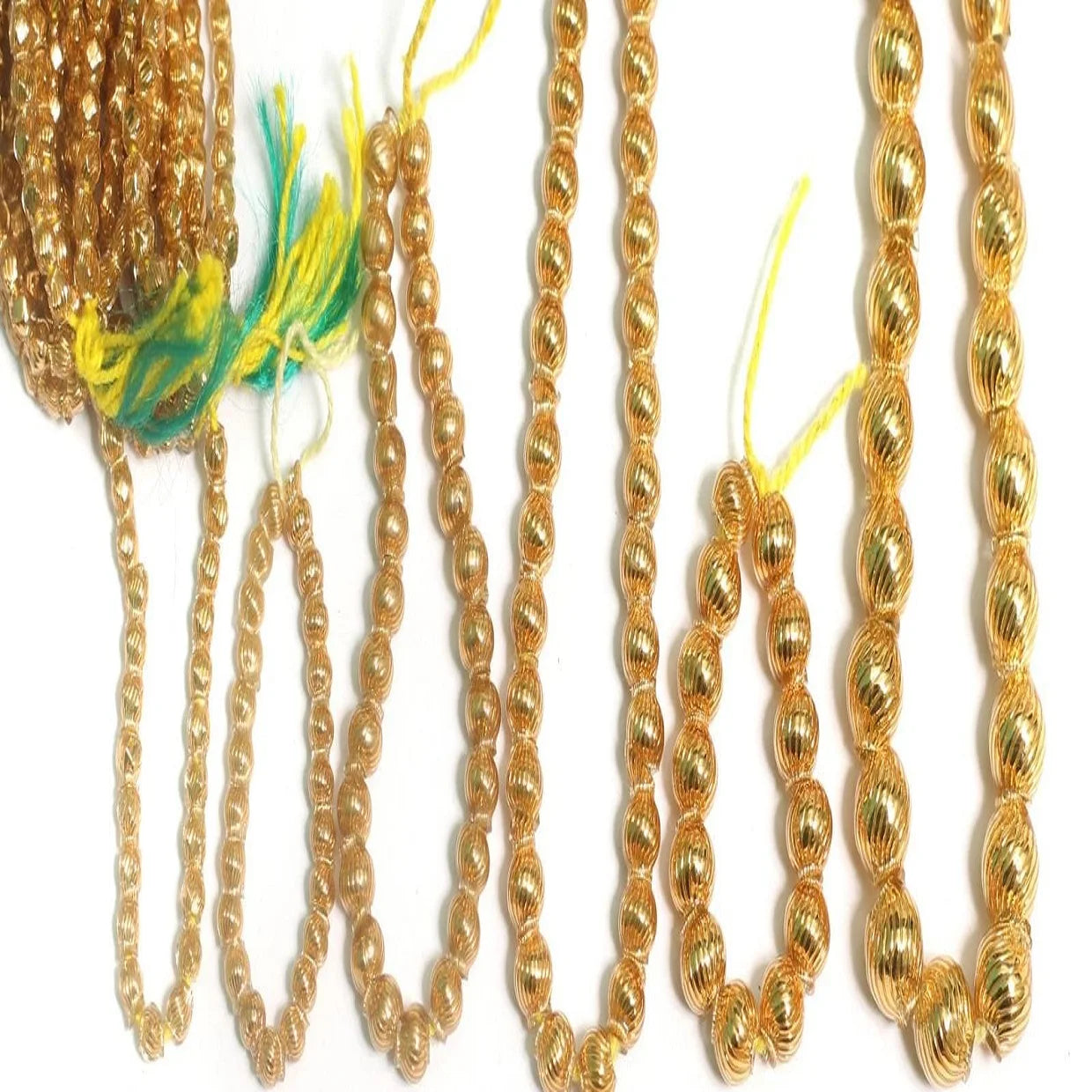 Luxury Gilded Gold Glass Beads - Premium 24K Gold Foil Finished Hand-Blown Jewelry Beads