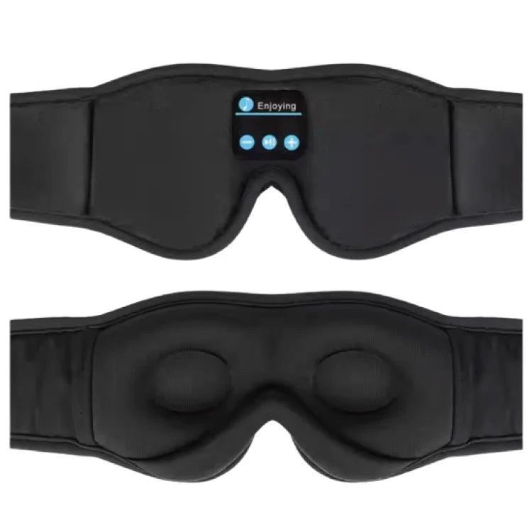 Hot Selling 3D Stereo Bluetooth Sleep Headphones Velvet Memory Foam Breathable Eye Mask Blackout 10M Range 10-12h Battery Life