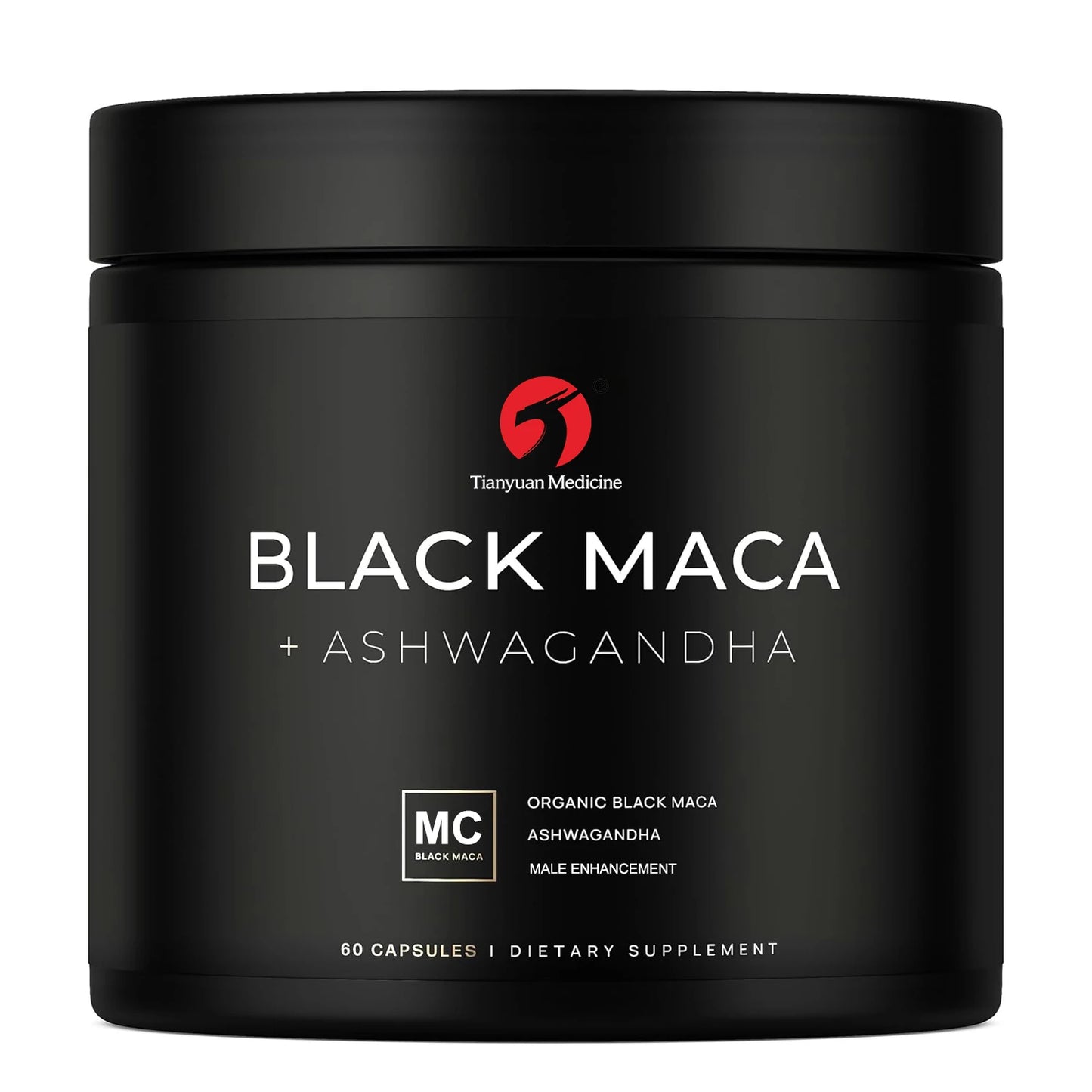 OEM Premium Ashwagandha Maca Root Capsules for Adult Stress Relief Energy Enhancement Mood Support-60 Capsules/Bottle Herbal
