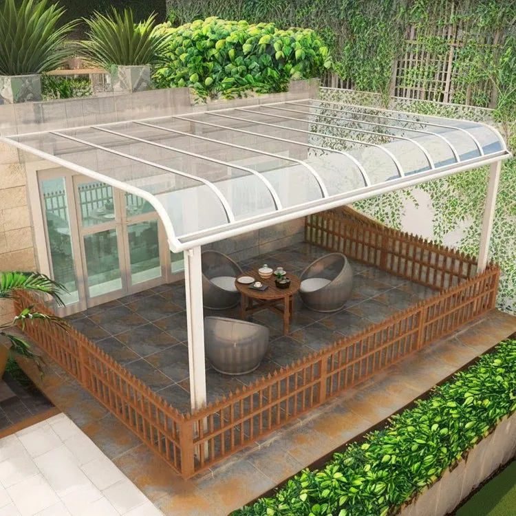 Amas Outdoor Terrace Waterproof Gazebo Garden Canopy Patio Awnings with Aluminum Profile