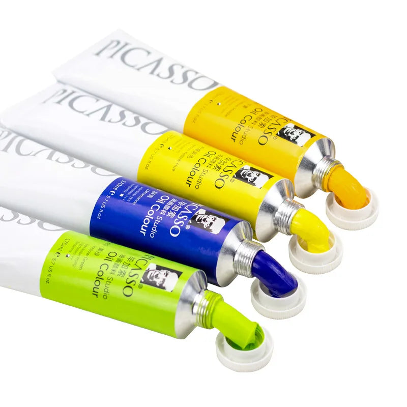 Picasso 49 Colours 170ml Artist Professional Aluminium Tube Oil Colour Paint Set Brand