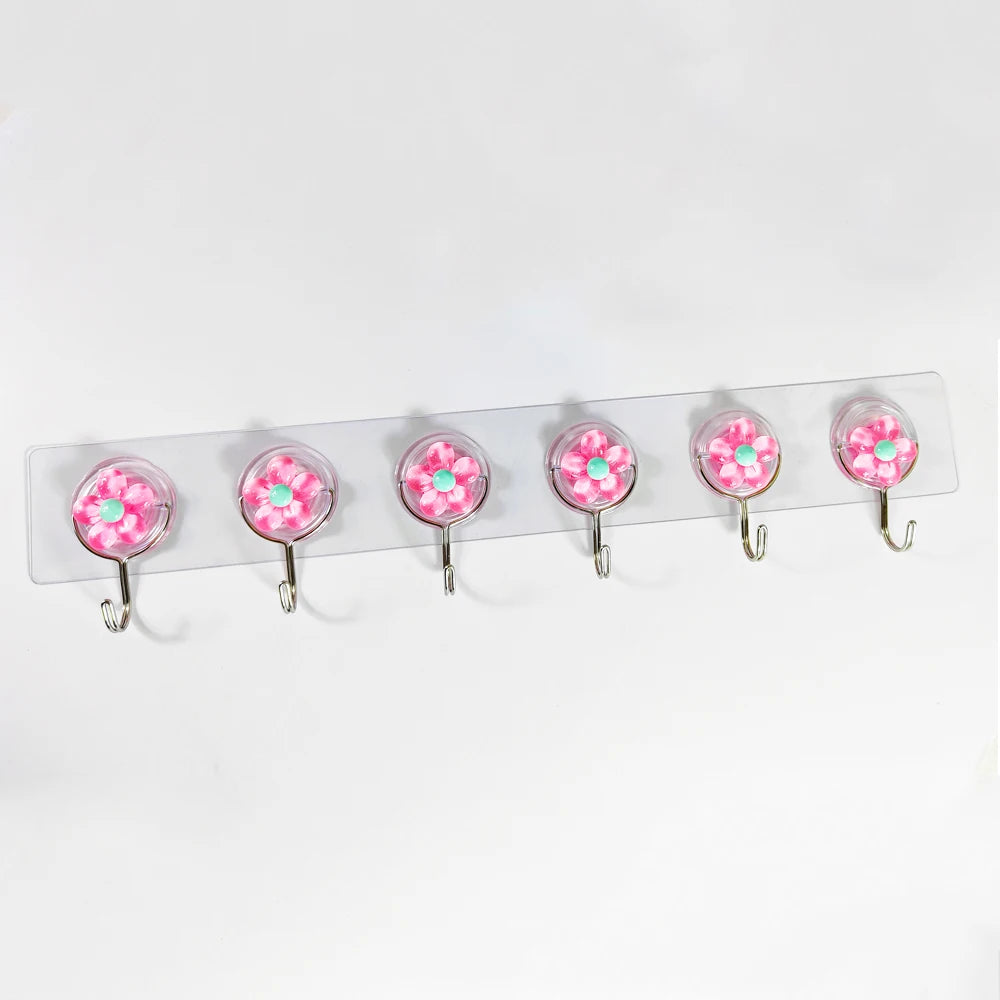Customize Sky Touch Heavy Duty Metal Colorful Hooks Self Punch-free Strong Adhesion Adhesive Dish Towel Wall Hook