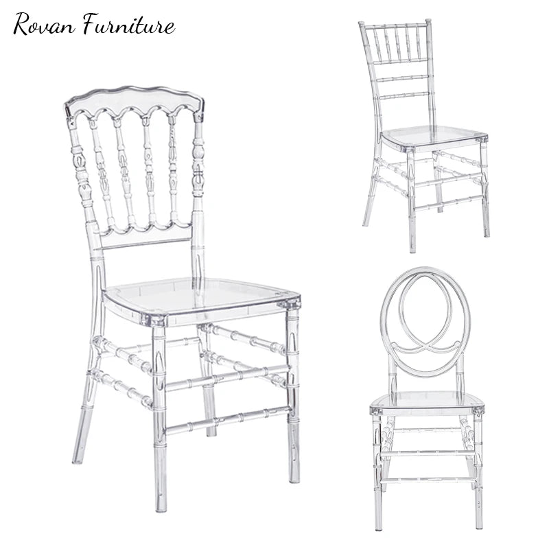 RTS TOP Fancy Wedding Chair Rentals Acrylic Chiavari Wedding Chairs