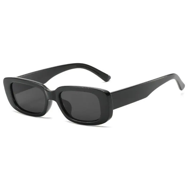 Direct Sale From Factory Small Frame Trendy Men Women's Sunglasses in Blue Rectangular Candy-Colored PC Material Sunglasses
