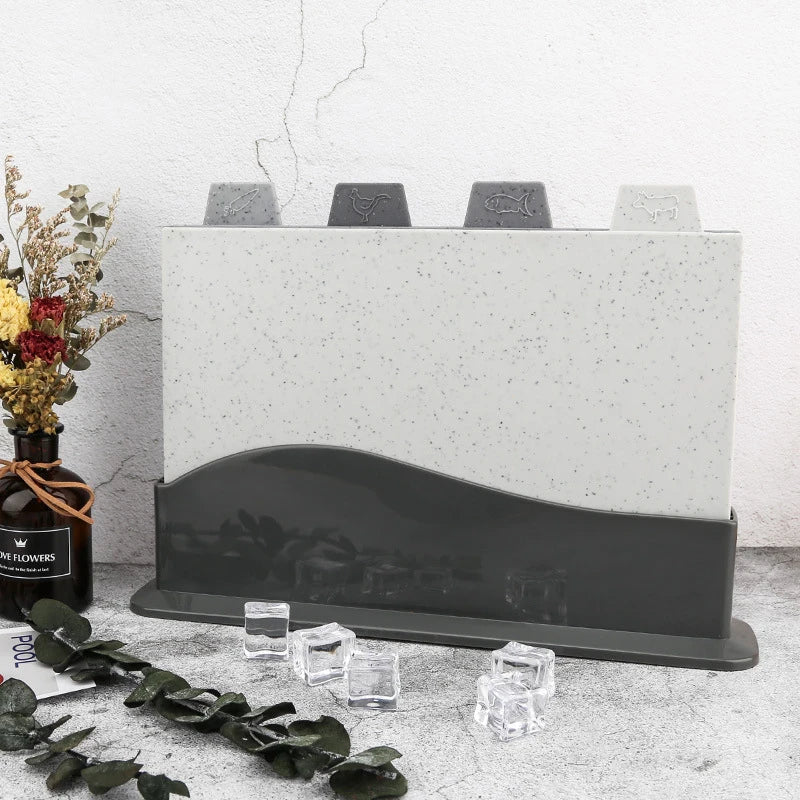 Custom Design Multi-Functional Chicken Fish Cheese Bread Polypropylene Custom PP Plastic Cutting Board