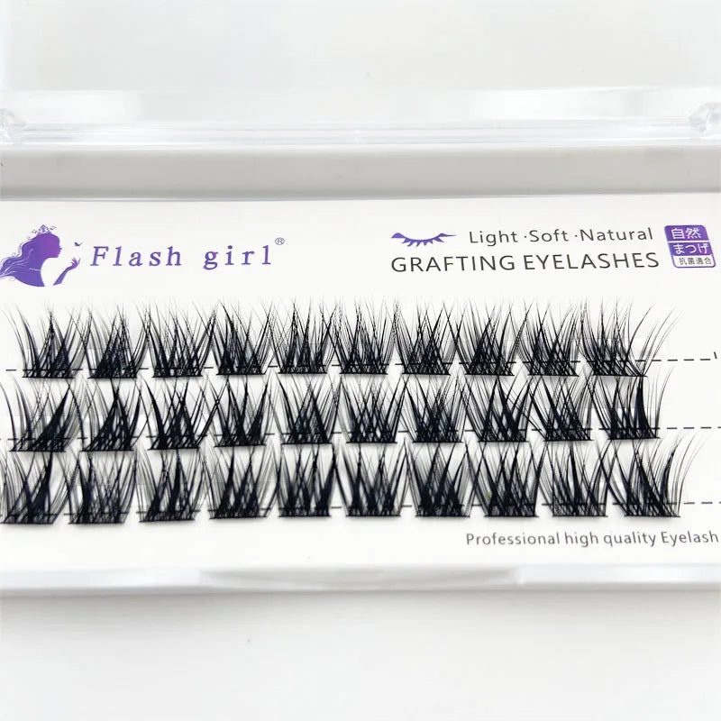 Wholesale Customization 3D Cluster Eyelashes Segment Eyelashes DIY Lashes Extensions Kit Faux Mink Individual Cluster Eyelash