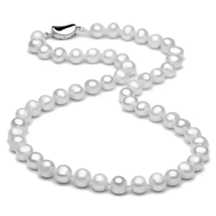 Certified ZZXL-N0003-01 New Design Handmade Whitepearl Necklace Sorority Jewelry for Girl Women