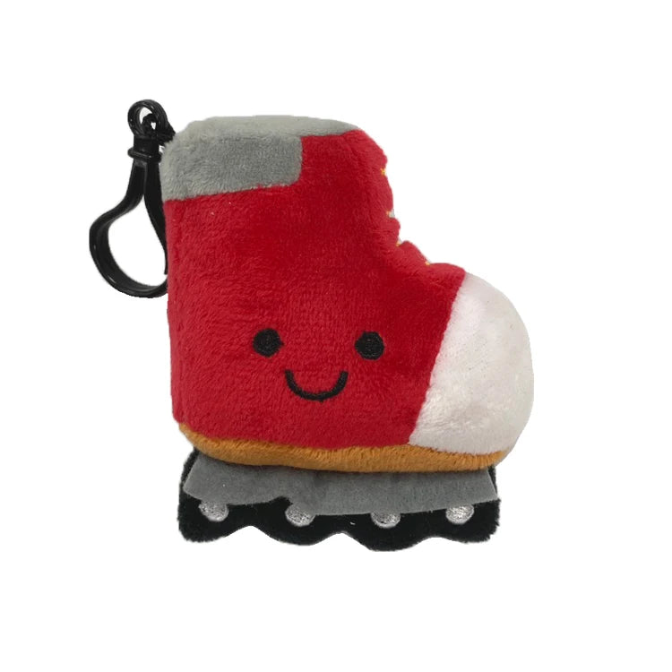 Custom Soft Mascot Plush Toy Keychain Fashion Trend Plastic Metal Fashionable Simulation Sports Brand Icon Bag Charm